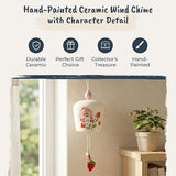 Strawberry Shortcake Naturally Simple Wind Chime, 3.825" L x 3.825" W x 9" H Created by Blue Sky Clayworks