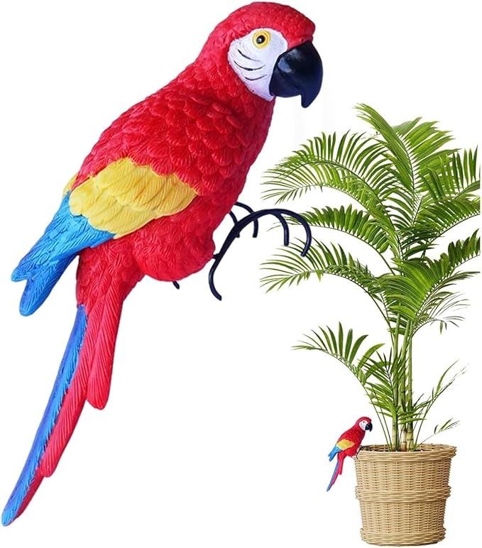 Garden Decor Resin Bird Statues Garden Decorative Sculptures Outdoor Decor Outdoor Decor(C)