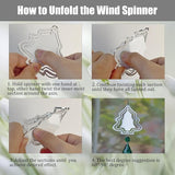 12Pack 3inch Sublimation Wind Spinner Blanks 3D Aluminum Metal Wind Sculpture for Yard and Garden Indoor Art Sublimation Christmas Ornament Hanging Decoration (Christmas Tree)