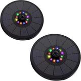 Floating Solars Bird Bath Water Fountains Light Garden Waterfalls Fountains Pond Panel Powered Water Pumps Garden Oxygenation Pumps for Pond