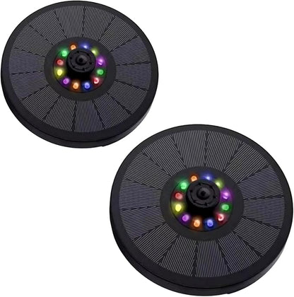 Floating Solars Bird Bath Water Fountains Light Garden Waterfalls Fountains Pond Panel Powered Water Pumps Garden Oxygenation Pumps for Pond