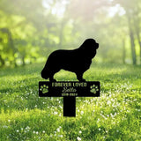 Custom Cavalier King Charles Metal Memorial Garden Stake Personalized Pet Grave Marker Name Sign Remembrance Stake Decor Sympathy Dog Loss,Outdoor Statues for Yard Garden Lawn Patio Pathway Grave.