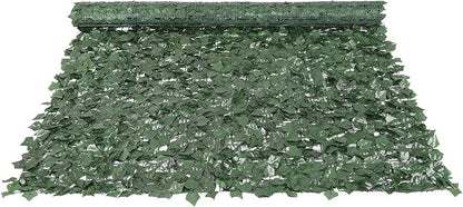 VEVOR Artificial Ivy Privacy Fence Screen, 96 x 72 in Faux Ivy Vine Leaf Hedges Fence, Greenery Privacy Fence with Strengthened Joint, Green Wall Decoration for Outdoor Garden, Yard, Balcony