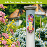 Briarwood Lane Zinnias in Bloom Metal Thermometer