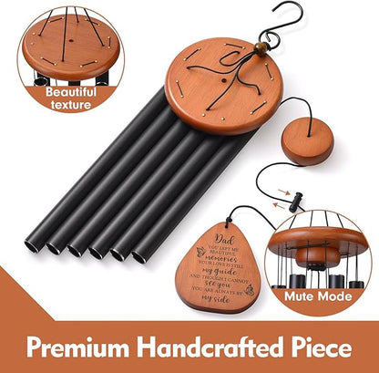 AMBOBE Memorial Sympathy Gifts for Loss of Dad, 32" Memorial Wind Chimes for Loss of Father Sympathy Gift, Bereavement Gifts for Loss of Father, Windchimes in Memory of Dad