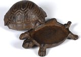 Key Hider Outdoor Turtle - Cast Iron Turtle Hidden Key Holder for Outside, Yard and Decoration Garden, Hide A Key Outdoor