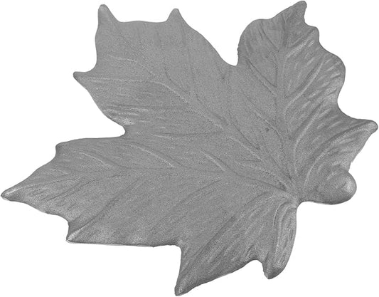 YARNOW 1.35kg Garden Decorative Maple Stepping Stone Elegant Outdoor Walkway Paver for Pathways and Yards Cast Iron Design Garden Ornament