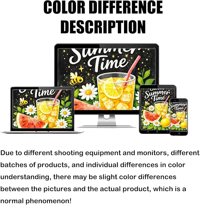 Nuxovilar Summer Garden Flag Sweet Summer Time Lemon Drink Watermelon Pattern Polyester 12x18 Inches Garden Flags for Outside Floral Decor Yard Porch Lawn