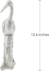 Bird Resin Garden Statue | Outdoor Indoor Figurine Gift Decoration for Home Décor, Patio, Yard, and Garden