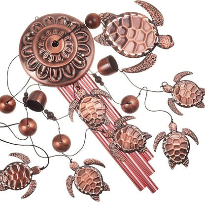 Solawindchime Outdoor Sea Turtle Wind Chimes, Turtle Memorial Wind Chimes, Gift Wind Chime, Sea Turtle Wind Bell, Gifts for Women, for Home, Garden, Indoor, Outdoor Decoration, Garden Wind Chime