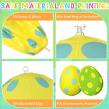 Simgoing 12 Pcs Easter Inflatable Decorations Easter Egg Inflatables Outdoor Decorations Colorful Eggs Decor for Ornament Yard Lawn Garden Holiday Party Indoor Outdoor Decor, 15 Inch (Pastel)