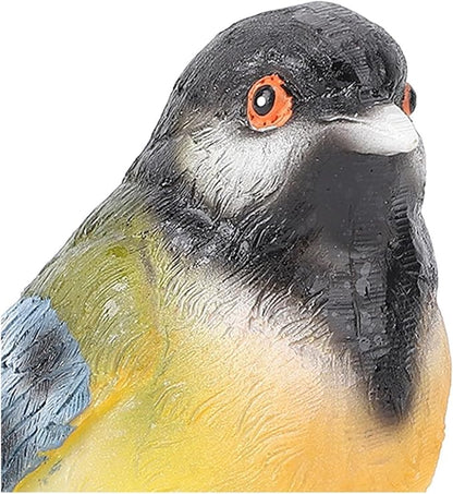 Cute Statues Garden Bird Statue Outdoor Statues On The Stone Ornament Backyard Decor(On the Branches)