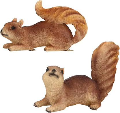 Jeanoko Animal Figurines, Resin Garden Statue, Exquisite Simulated Shape, Outdoor Decoration for Terrace, Backyards, Lawns, Patios
