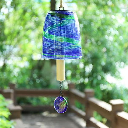 Taman Solar Wind Chime - 28" Glass Solar Lights Wind Chimes Valentine's Day Gift for Outside Deep Tone Decorative Mother's Day Memorial Gift for Home, Outdoor, Yard, Patio, Balcony, Garden Decor