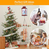 Cat Wind Chimes, Solar Cat Lights for Outside, Gifts for Cats Lovers, Birthday Gifts for Women, Mom, Ded, Grandma, Garden Lawn Yard Outdoor Decor Mobiles Wind Chime, Cats Themed Gift
