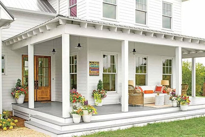 Vintage Welcome to Our Garden Sign - 8x12 Inches Decorative Sign for Outdoor Use, Perfect for Home, Patio, Porch, Backyard, and Garden Decor