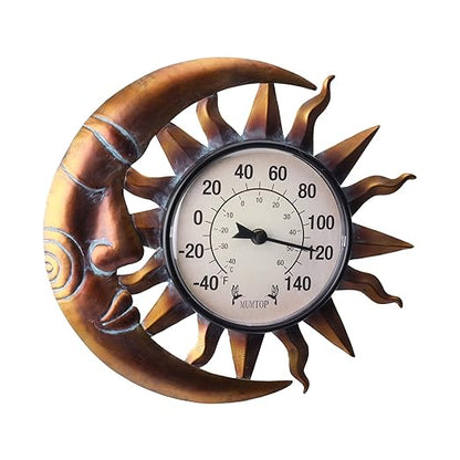 Outdoor Thermometer Decorative Garden Stakes Thermometer Metal Garden Decor for Lawn Yard Pathway Patio Decorations