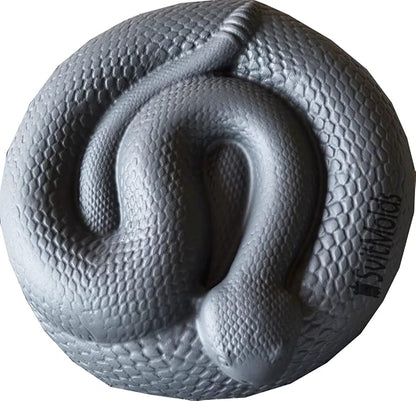 SvitMods Mold Snake DIY Statue for Garden Black ABC Plastic Concrete Cement Mould Rattlesnake Garden Decor Mold Croc for Garden Figure (D72 + D72-Smsll)
