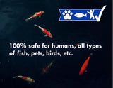 KoiWorx Blue Dye - Ornamental and Decorative Pond Dye, Water Features and Fountains, Safe for Koi - 16oz