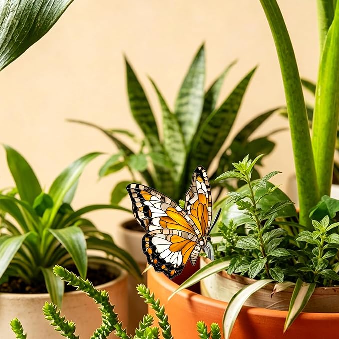 Butterfly Gifts for Women, Hanging Plant Planter Indoor Outdoor, Mothers Day Birthday Gifts for Mom Grandma from Daughter Son, Butterfly Lover Garden Decor Plant Pot(3)