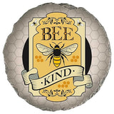 Magnolia Garden 10-Inch Bee Kind Decorative Stepping Stone – Honey Bee Resin Garden Walkway Tile – Whimsical Pollinator Outdoor Accent – Vintage Style Bumble Bee Honeycomb Yard Decoration & Gift