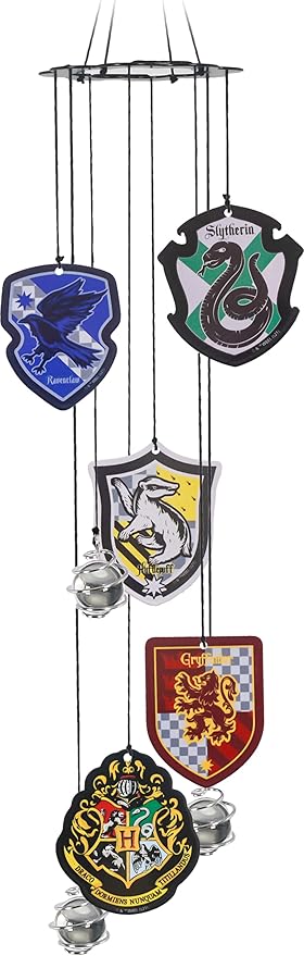 Spoontiques - Harry Potter Hogwarts Wind Chime - Outdoor Garden Décor - Decorative Chimes for Yard, Garden, Backyard and Patio Decoration