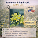 Caroline's Treasures South Carolina Yellow Jessamine in Watercolor Garden Flag Mailbox Flag Decorative Yard Flag Banner Outside Patio Artwork Yard Flower Beds, Garden Size, Multicolor