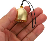 PATIKIL 3 Pcs Wind Chime, Hanging Bells Temple Bells Retro Outdoor Hanging Metal Chinese Wind Chime Round for Outside Garden Camping, Gold Black