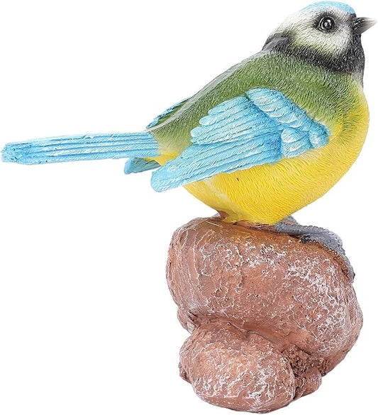 Cute Statues Garden Bird Statue Outdoor Statues On The Stone Ornament Backyard Decor(On the Stone)