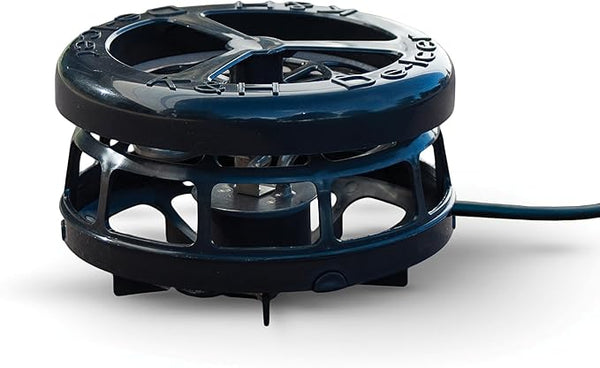 K&H Pet Products Pond Heater for Outdoor Ponds with Fish, Deluxe Thermo-Pond Perfect Climate Deicer, Winter Oxygen Exchange for Live Fish, Thermostatically Controlled, Safety Listed - 9in 1500W