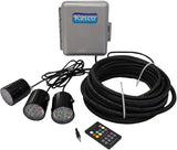 Kasco VFX Series Aerating Pond Fountain - 1/2 Horse Power 120V Single Phase with 100 ft Electric Power Cord | RGB Lighting | Efficient Pond Aeration Systems