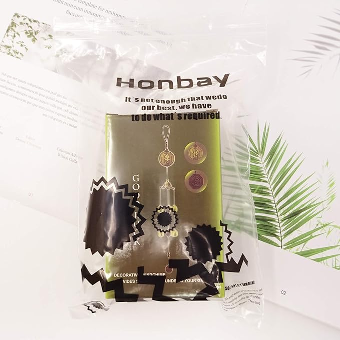 Honbay Vintage Feng Shui Wind Bell Lucky Wind Chime for Home or Garden Decoration (Elephant)