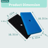 4 Sets Pond Sponge Filter Pads Replacement for Outdoor Pond Water Aquarium Fountain 52231 and 52229, Compare to Part# 871980305528