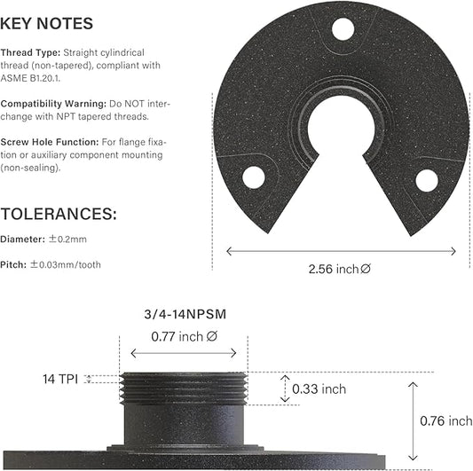 VENUS MANUFACTURING 4pcs Metal Mounting Bracket Landscape Lighting, 3/4 -14NPSM (0.77” Thread Diameters) Tree & Deck & Wall Mount Adaptor Outdoor Light Plate Fits Malibu Low Voltage Lights