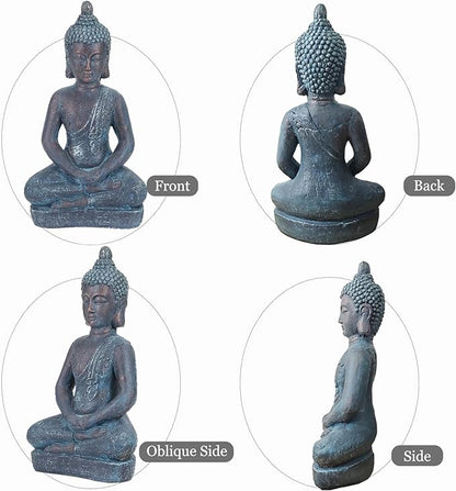 25" Large Buddha Statue Outdoor Indoor, Buddha Statues for Garden, Meditating Buddhist Statues for Home Decor, Zen Decor Buda Statue