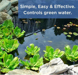 Healthy Ponds AquaLily Pond Water Cleaner Filled with Natural Beneficial Bacteria | Decorative Reloadable Dispenser Treats up to 1,000 Gallons