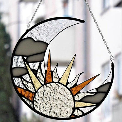 7 Pcs 20 Inch Stained Glass Window Hanging Chain,Premium Decorative Chain for Colorful Glass Windows, Sun Catchers, and Decorative Items, Perfect for Walls, Gardens, and Kitchens