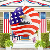 12 inch Wind Spinners Outdoor Hanging Decor, Steel Wind Spinner, Large American Eagle Ornament Spinner, Wind Chimes for Outside, Kinetic Sculpture Sun Catcher, Yard Art Garden Decor, Grandma Gifts