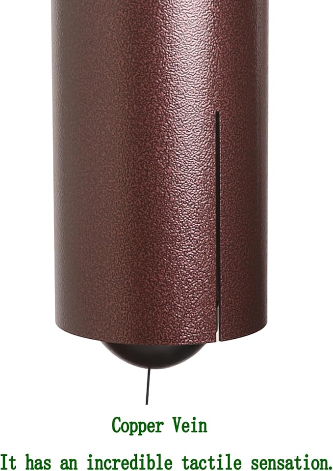 Wind Chimes for Outside,Deep Tone Sound, 43" Copper Large Windchime for Outdoor Terrace,Courtyard,Verandah,Pavilion