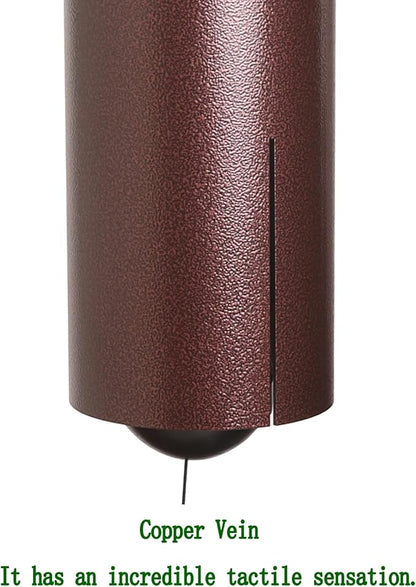 Wind Chimes for Outside,Deep Tone Sound, 43" Copper Large Windchime for Outdoor Terrace,Courtyard,Verandah,Pavilion