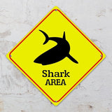 Fierce Fish Crossing Sign Caution Fierce FishXing Sign Street Sign Wildlife Novelty Road Fence Wall Decor Warning Metal Tin Sign For Indoor Outdoor Highway12x12in