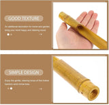 Yardwe Bamboo Wind Chime Tubes 10Pcs Replacement DIY Wind Chime Accessories for Outdoor Garden Decor 7.8 Inch Bamboo Pipes for Crafting and Hanging