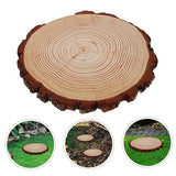 BESPORTBLE 1pcs Outdoor Wooden Garden Pathway Paver Stepping Slice for Landscaping Lawn Walkway Decoration Elegant Garden Supplies