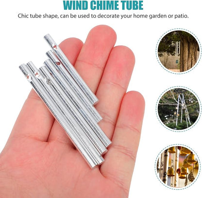 balacoo Aluminum Wind Chime Tubes 15Pcs Medium Sized Metal Pipes 2.75In DIY Outdoor Wind Chime Supplies for Garden Patio Decoration