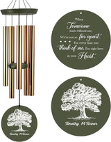 Astarin Personalized Memorial Wind Chimes Gift for Loss of a Loved One,Customized Sympathy Wind Chimes,Bereavement/Memorial Gifts in Memory of Loved One Loss for Outside(Produced in USA)