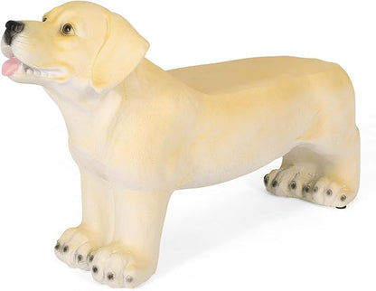 Dog Bench, Outdoor Bench, Light Brown, No Assembly Required