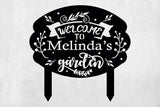 Personalized Metal Garden Sign with Stake, Custom Garden Decor for Outdoor, Custom Family Name Sign, Patio Decorations, Lawn Art, Farmhouse Decorative, Housewarming Gift (CstmDesign10)
