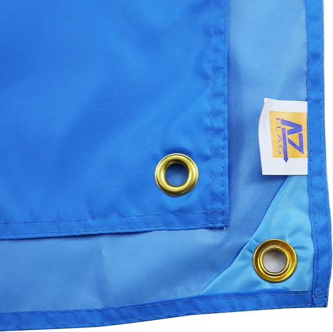 AZ FLAG Single Blue Flag 150 x 90 cm with 4 Eyelets for Balcony or Wall