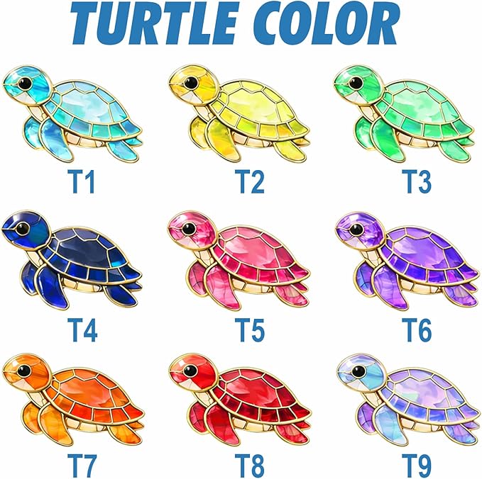 Personalized Turtle Suncatcher for Grandma, Custom Name Window Hanging Stained Glass Ornament, Colorful Window Decor for Grandparents, Gift for Mother's Day, Birthdays, Christmas