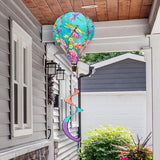 Dragonfly Garden Spring Hot Air Balloon Wind Twister 54" x 12" Briarwood Lane